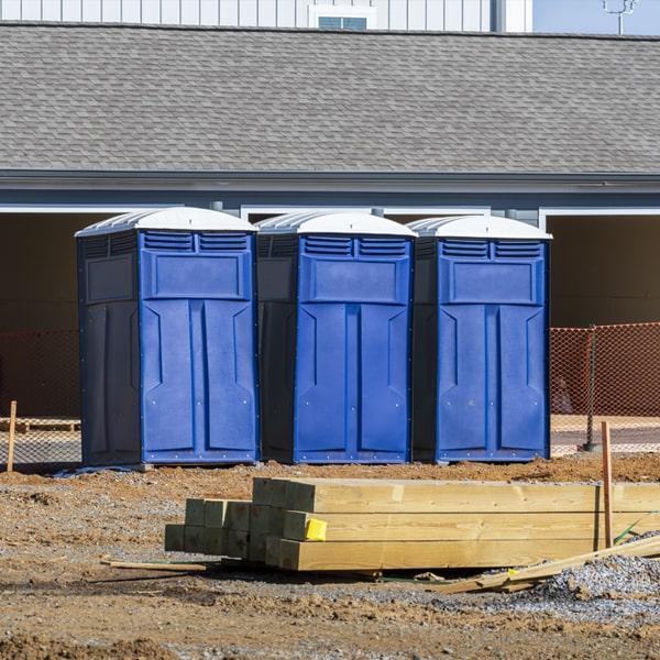 Heavy-duty construction site porta potty in Nicholasville, Kentucky